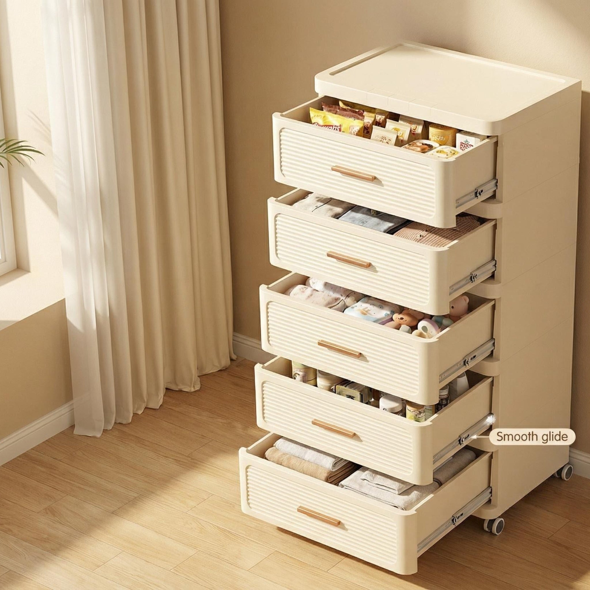 Multi-Tier No-Assembly Drawer Organizer