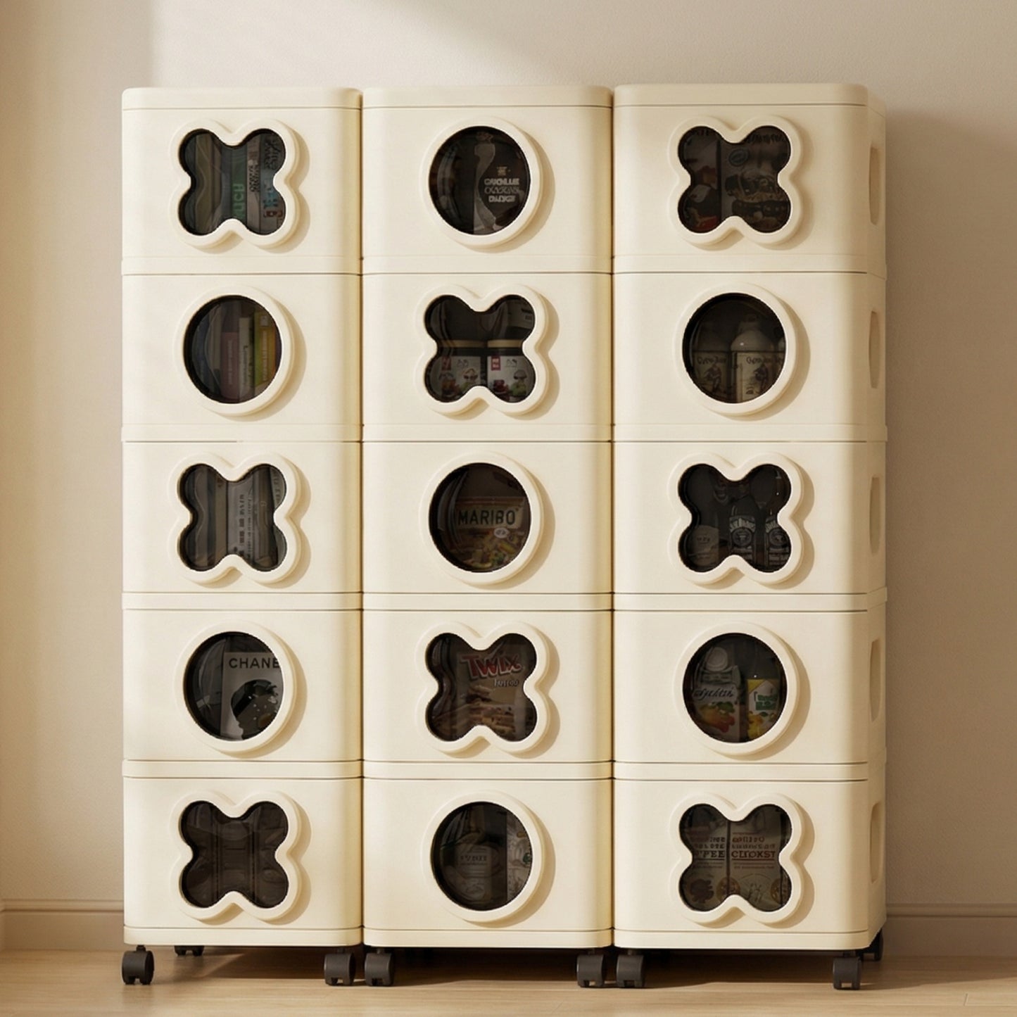 Multi-Tier Home Storage Cabinet